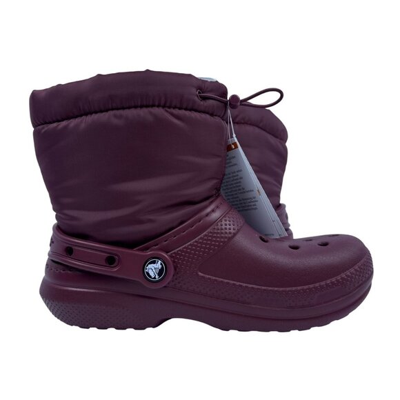 Crocs Unisex Classic Lined Neo Puff Boot (Garnet) US Size M 4 W 6 Perfect V-Day! - Picture 5 of 10